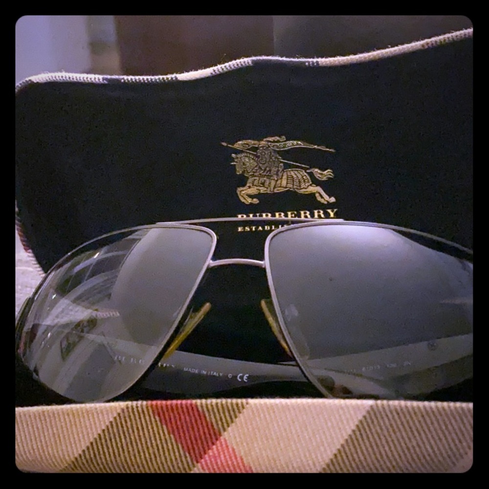 Men’s Burberry Sunglasses with Burberry Case